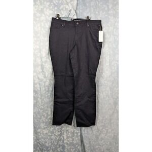 Sonoma Mid Rise Straight Leg Black Jean Size 16